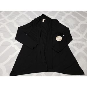 Black Long Sleeve Cardigian